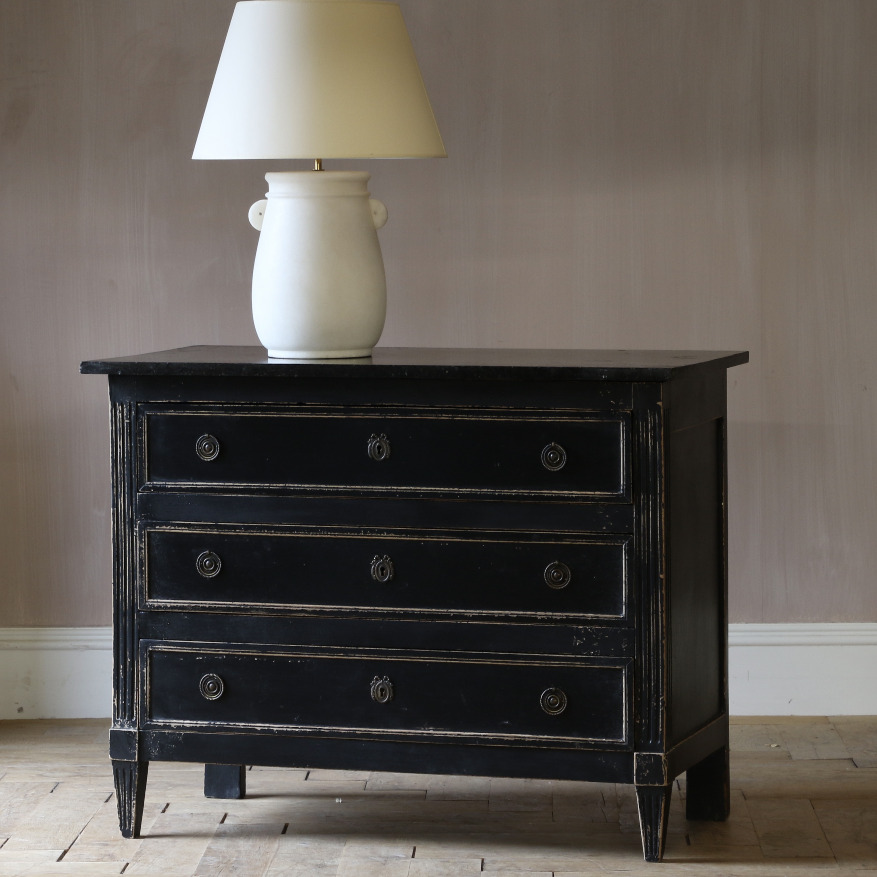 Ebonised Louis XV Commode 